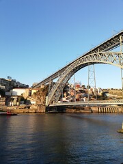 Puente Luis I en Oporto, Portugal
