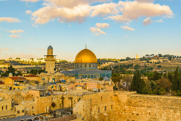Obraz premium Temple Mount Aerial View, Jerusalem