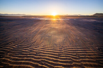 Sunrise at Great Salt Lake