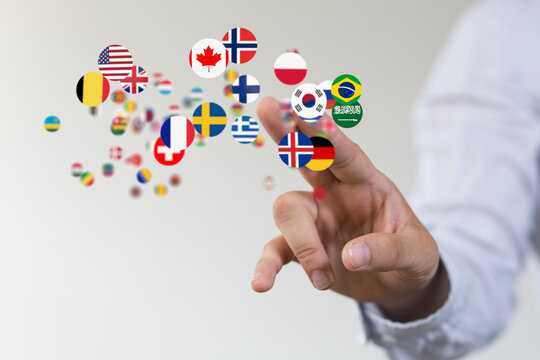 International world flag 3d digital