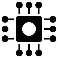 A perfect design vector of microchip
