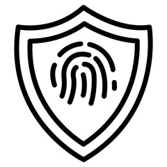 A trendy vector design of fingerprint security