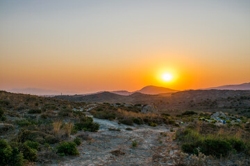 sunrise over the island
Beehive in the fields