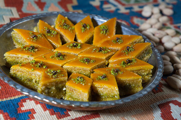 Sweet Azerbaijan festive cuisine pakhlava