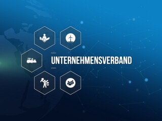 Fototapeta premium Unternehmensverband