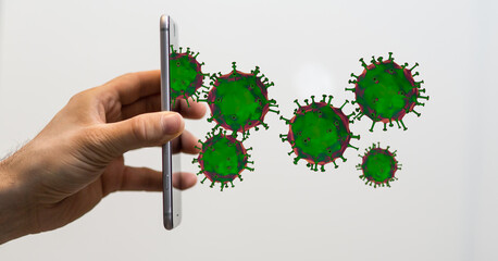 Corona Virus Healthcare Concept. Coronavirus protection Pandemic Sars Fever.