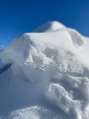  Winter snowdrift background fresh. Snow texture  closeup.