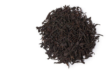 Big leaf black tea in studio