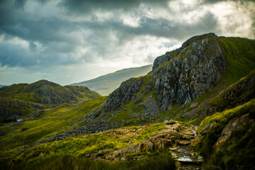snowdonia national park rocky mountain, snowdon