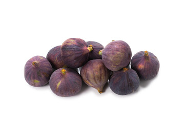 Tasty figs isolated on white background.