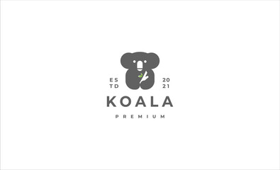 koala logo icon design vector illustration © Vectoryzen