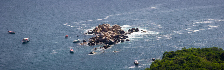 Panorámica paisaje marino