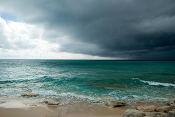 Dark Stormy Sky Over Grand Turk Island