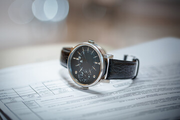 watch on the table