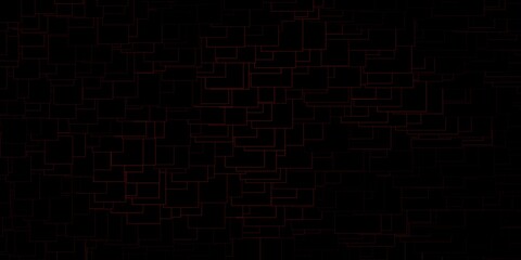 Dark Red vector template in rectangles.