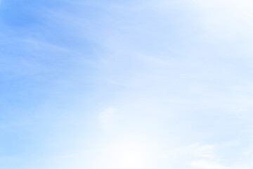 Blue sky texture background, Blue tone clear and fresh at phuket Thailand.