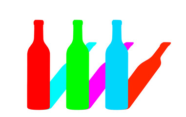 Primary and secondary colours