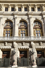  Façade de l'opéra Comique à Paris, France