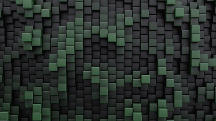 Fototapeta premium Decorative background. Camouflage style. Many cells.