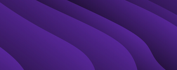 Premium 3d wave purple background. Vector Illustration for Wallpaper, Background.
