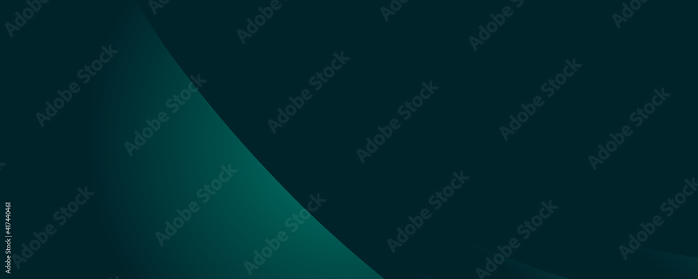 Poster modern simple dark green and black abstract background for wide banner. luxury dark green background