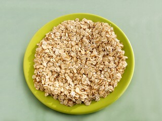 bowl of Avena Sativa flaked oats