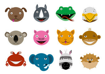 Set of animals vector illustration