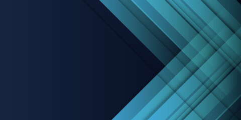 Online webinar vector template with dark blue black background and fast lines. Mock up for busines conference announcement. Abstract blue halftone dotted background