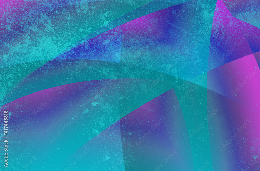Poster abstract colorful background with lines and grunge effect in pink and blue