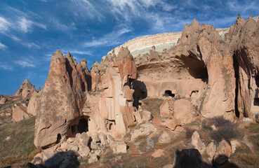 Zelve valley, Cappadocia, Central Anatolia, Turkey
