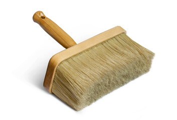 Great brushes for paint and glue on a white background 