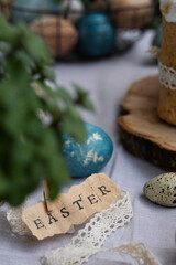 orthodox kulich, easter sweet bread with raisins