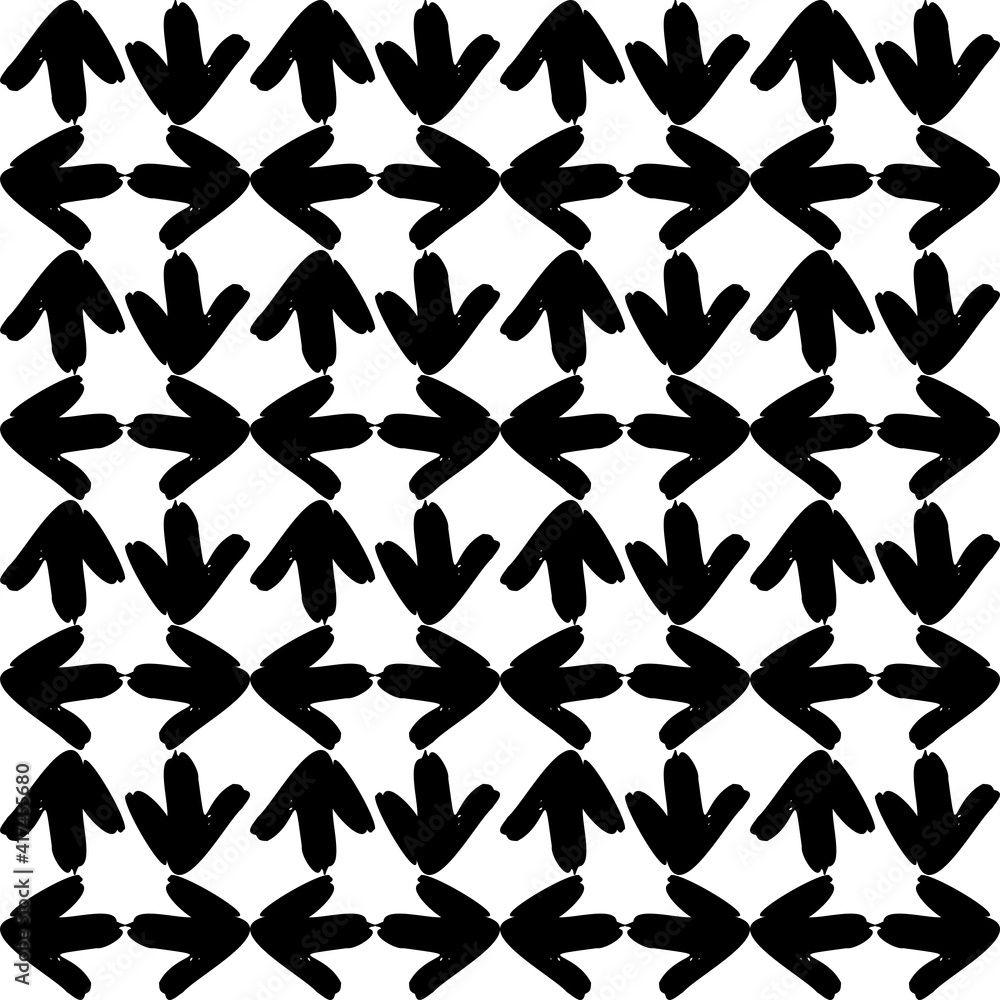 Poster geometric lines chekered abstract decorative vector background. vector mosaic tiles seamless pattern