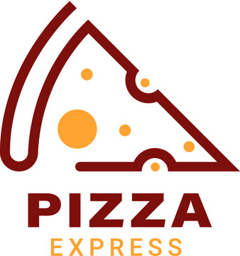 Restaurant Food Pizza Logo Design Template 