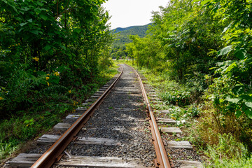 Train Tracks in the Catskills. 