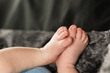 Newborn pés bebê