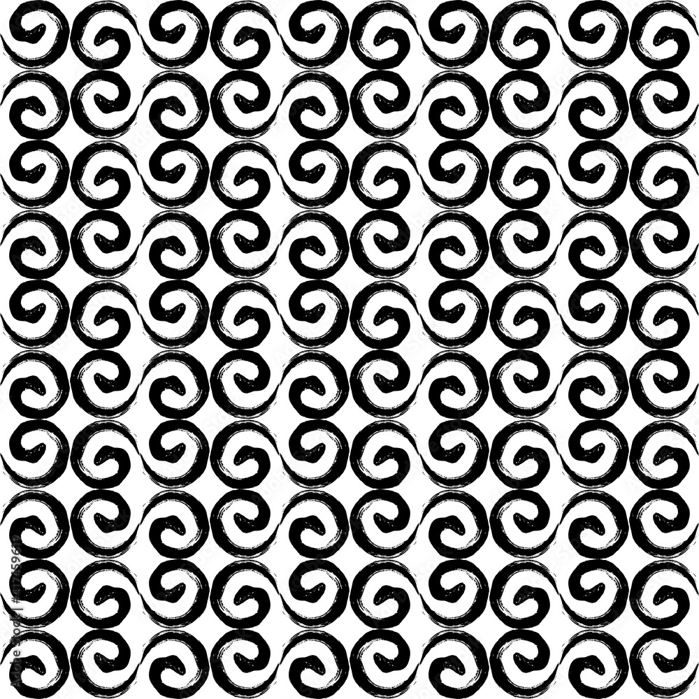 Poster geometric lines chekered abstract decorative vector background. vector mosaic tiles seamless pattern
