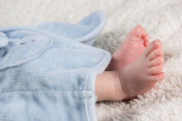 pés de bebê