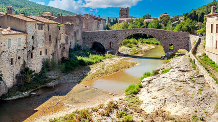 Stone houses in France