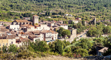 Stone houses in France