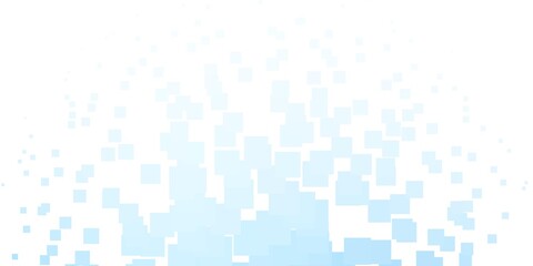 Light BLUE vector template in rectangles.