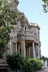 Obraz premium The exterior side view of Alexan Pasha Palace in Assuit in Egypt