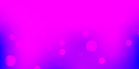 Light purple, pink vector texture with memphis shapes.
