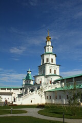 Fototapeta na wymiar Gate Church in the New Jerusalem Monastery. Istra, Moscow region, Russia