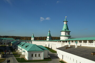 Fototapeta na wymiar Resurrection New Jerusalem Monastery. Istra, Moscow region, Russia