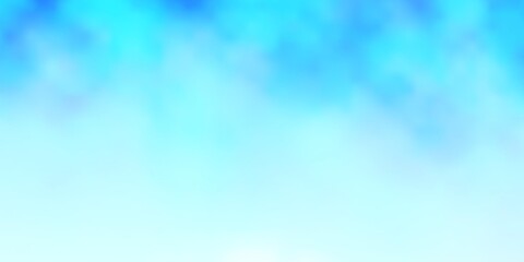 Light BLUE vector layout with cloudscape.