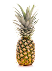 Fototapeta premium ripe pineapple. Isolate on white background 
