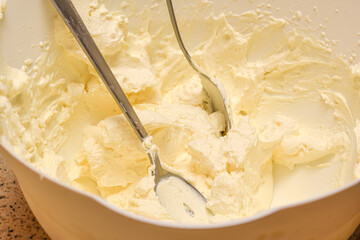 Cookies on a baking sheet. homemade desserts.