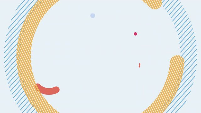 abstract pattern of circles with displacement effect for titles or intro, circle shapes animation, rings animation, 4K 2D abstract background