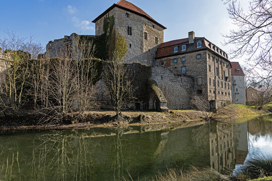water castle Kapellendorf in Thuringia